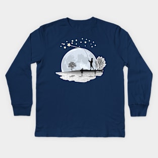 Star Fishing Kids Long Sleeve T-Shirt